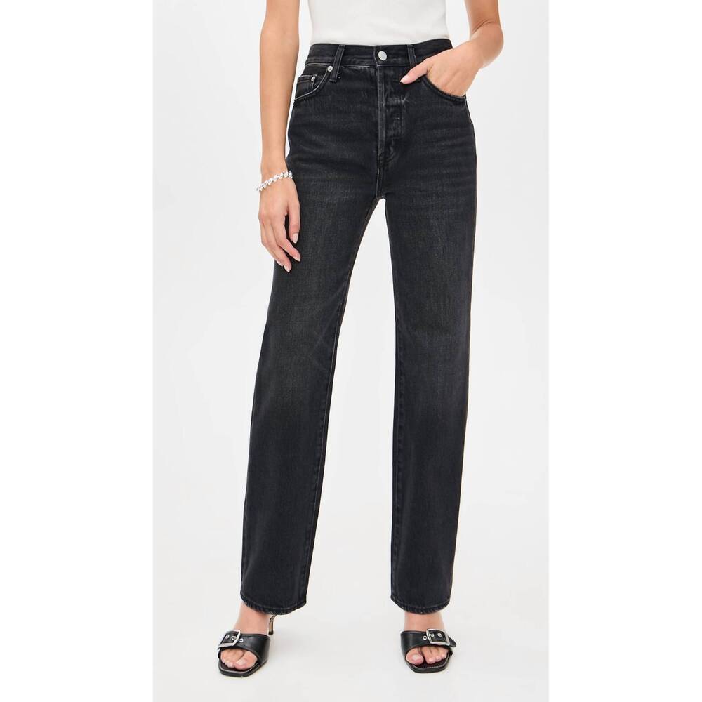 NEW PISTOLA cassie super high rise straight jeans in stormy - Picture 3 of 6